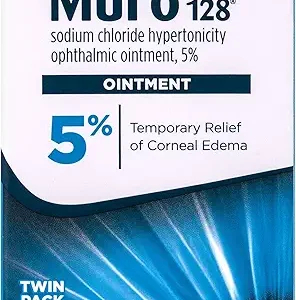 Rugby Sodium Chloride Hypertonicity Ophthalmic Ointment 5% - 50 mg Sodium Chloride Eye Ointment for Temporary Corneal Edema Relief - Made With Lanolin and Mineral Oil - Alcohol-Free - 0.125 Oz(3 Pack)