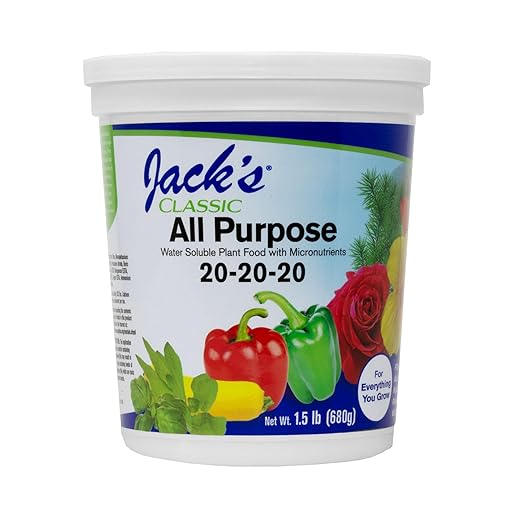 Jack's Classic All Purpose 20-20-20 Water Soluble Plant Food (1.5lbs)