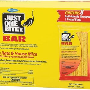 16 oz. Rodent Rat Bait Cake Blocks - (Pack of 8)
